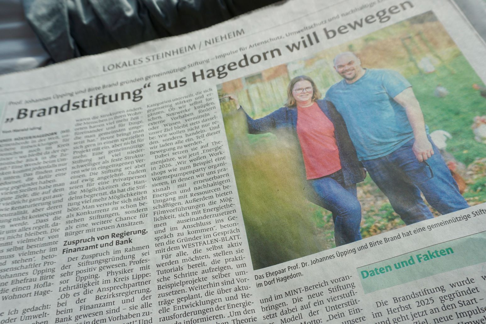 Unser erstes Interview